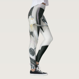 Leggings Diseño de auto Oldsmobile Blanco