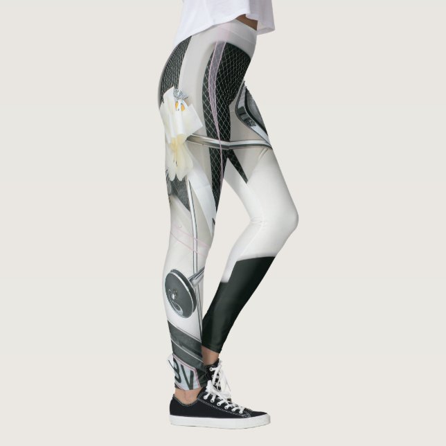 Leggings Diseño de auto Oldsmobile Blanco (Derecha)