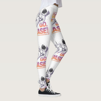 Leggings Diseño de Aventura Cósmica de Astronauta Flotando
