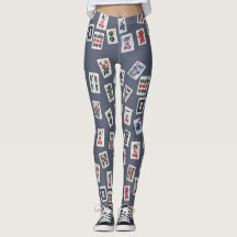 Diseño de baldosas MahJongg en azul oscuro