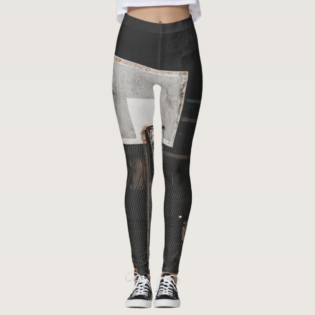 Leggings Diseño de baloncesto de bonito (Anverso)