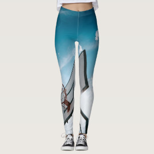 Leggings Diseño de baloncesto de bonito