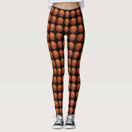 Leggings Diseño de baloncesto en todas las cintas de impres