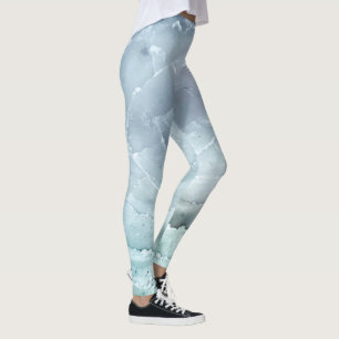 Leggings Diseño de bloques de hielo de igloo de Groenlandia