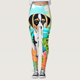 Leggings Diseño de cachorros de paraíso