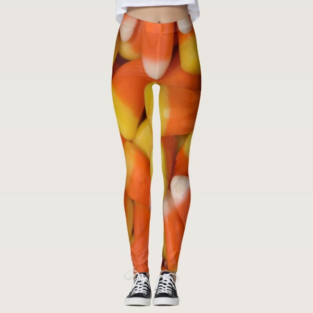 Leggings Diseño de Candy Corn (Anverso)