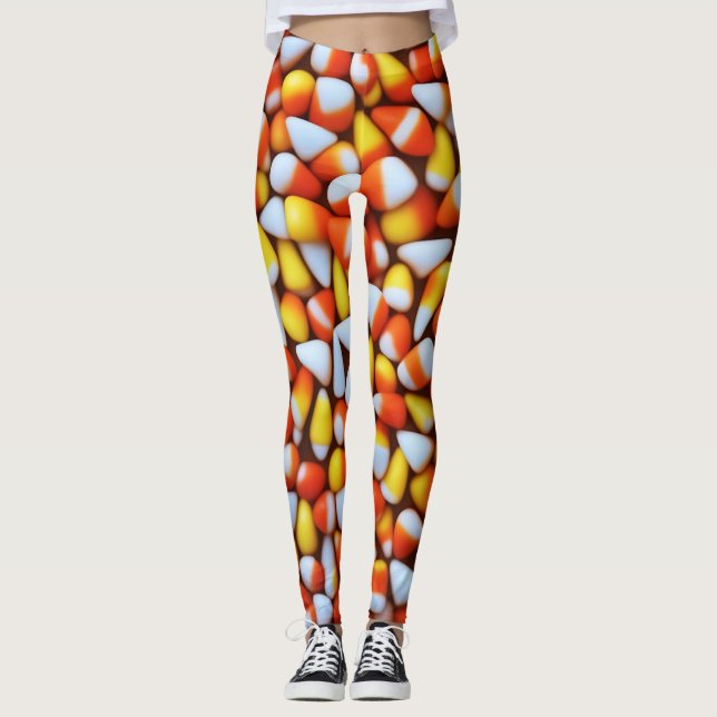 Leggings Diseño de Candy Corn (Anverso)