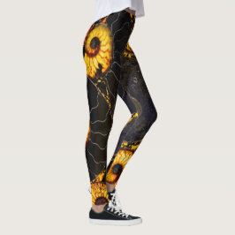 Leggings Diseño de cáscara de Nautilus