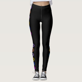 Leggings Diseño de Círculos de Miami