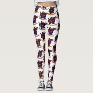 Leggings Diseño de dados de bloqueo