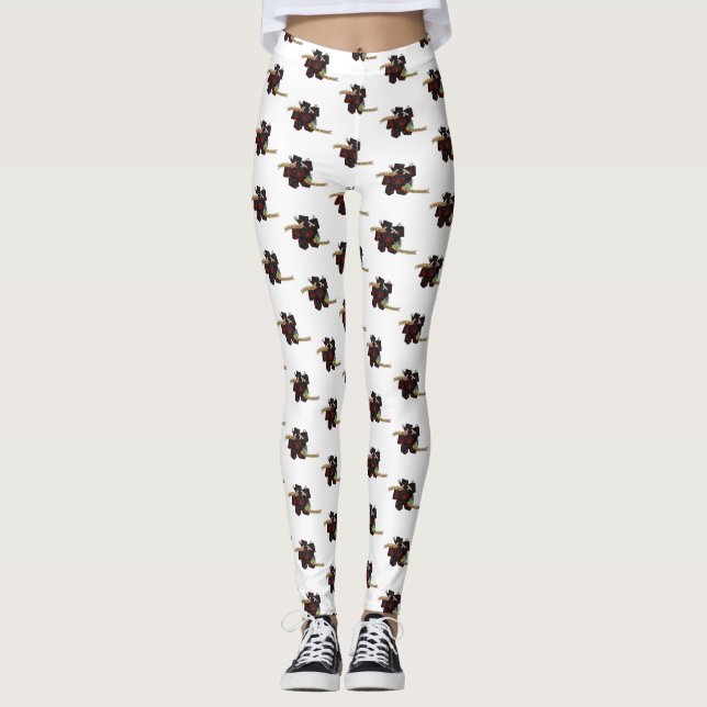 Leggings Diseño de dados de moda (Anverso)