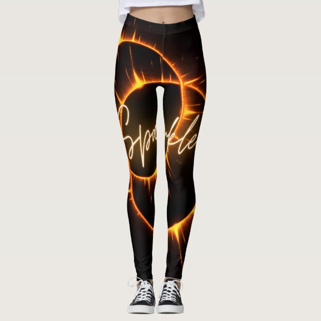 Leggings Diseño de destello (Anverso)