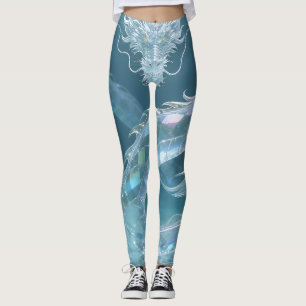 Leggings Diseño de Dragón de Fantasía Artística de Dragón d