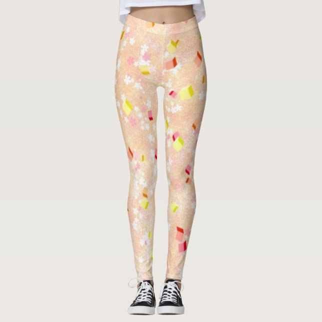 Leggings Diseño de flores (Anverso)