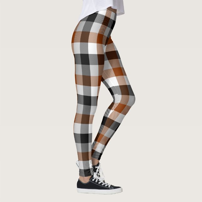 Leggings Diseño de Gingham Black Twill Gingham (Subido por el creador)