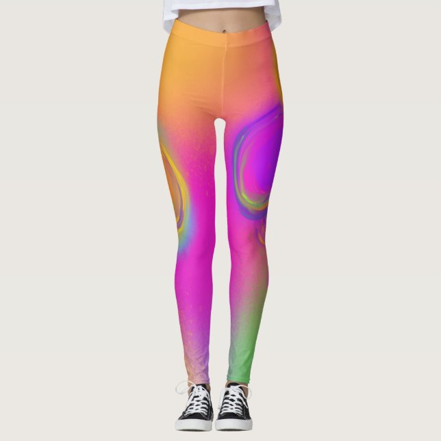 Leggings Diseño de Globo de Fiesta (Anverso)