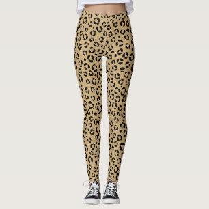 Leggings Diseño de impresión leopardo