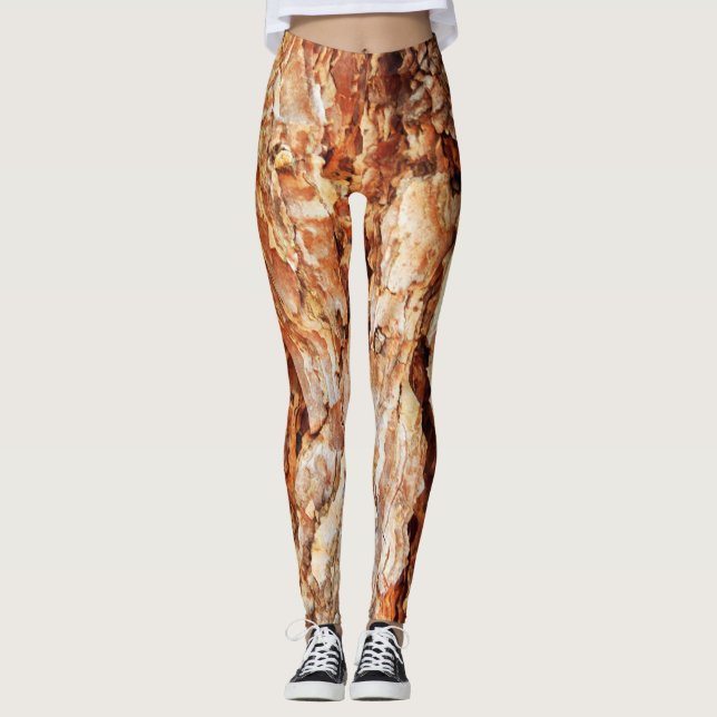 Leggings Diseño de la barra de árbol de las piernas del per (Anverso)