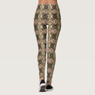Leggings Diseño de la impresión de la pata