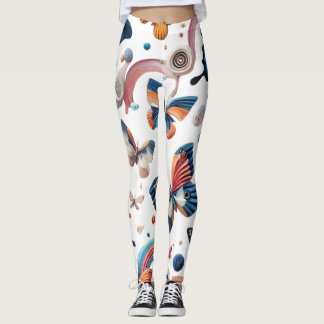 Leggings Diseño de la leyenda para adultos - Mariposas colo