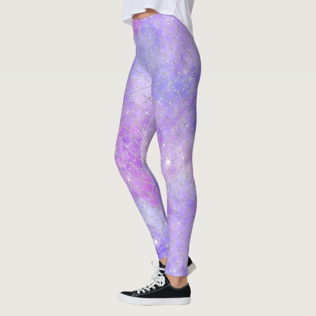 Leggings Diseño de la serie de galaxias de sirena 3 (Izquierda)