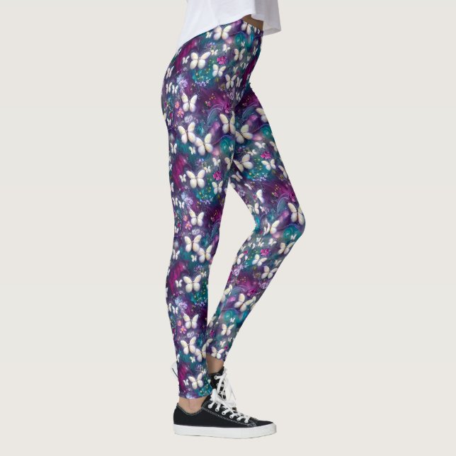 Leggings Diseño de la serie de mariposa mística 5 (Derecha)