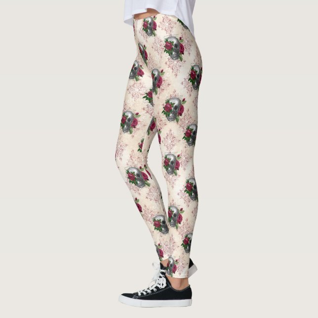 Leggings Diseño de la serie de tolerancias góticas 16 (Izquierda)