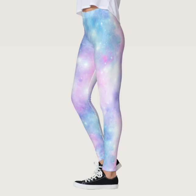 Leggings Diseño de la serie Galaxia Pintada 4  (Izquierda)