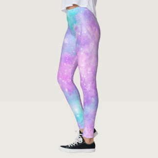 Leggings Diseño de la serie Galaxy pintada 14
