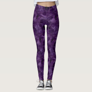 Leggings Diseño de la serie Purple Galaxy 8