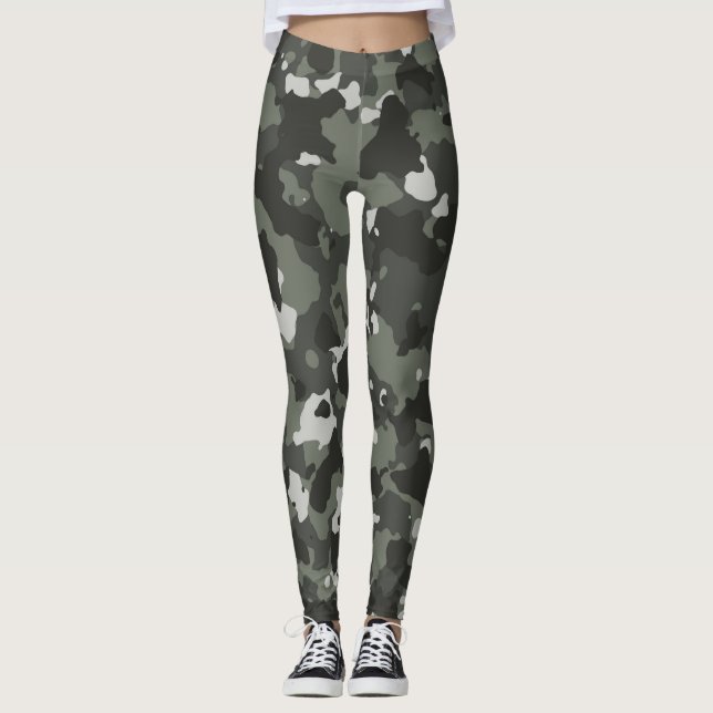 Leggings Diseño de las polainas del camuflaje (Anverso)