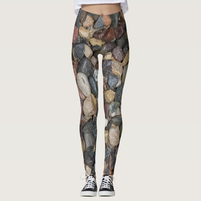 Leggings Diseño de las rocas del río (Anverso)
