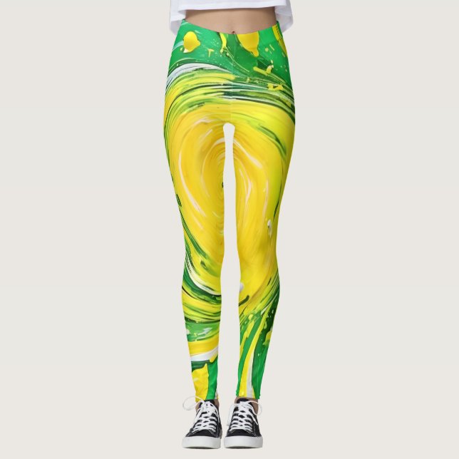 Leggings Diseño de Lemon Tornado (Anverso)