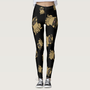 Leggings Diseño de los barros amasados