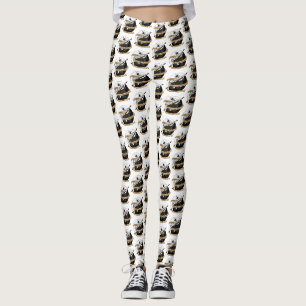 Leggings Diseño de los dados de los monjes