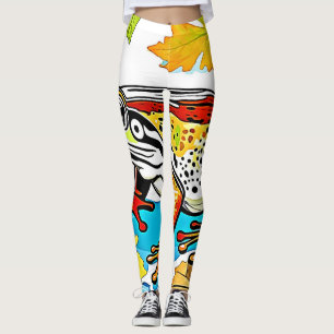 Leggings Diseño de majestuosidad de oso negro forestal