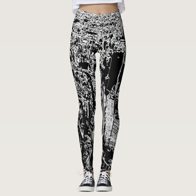 Leggings Diseño de Manhattan (Anverso)