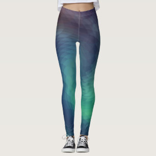 Leggings Diseño de moda geométrica en espiral mística