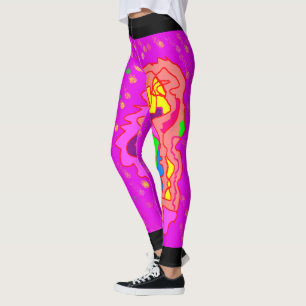 Leggings Diseño de moda superior con múltiples patrones ros
