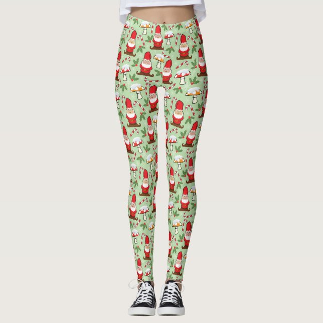 Leggings Diseño de navidades Santa Gnomes (Anverso)