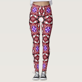 Leggings diseño de patrón de amor