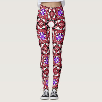 Leggings diseño de patrón de amor