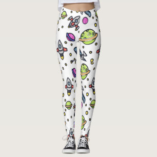 Leggings Diseño de patrones de galaxia