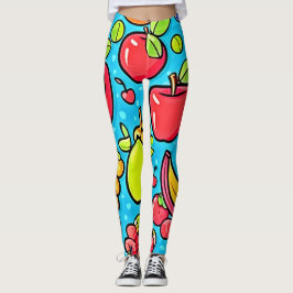 Leggings Diseño de patrones fructíferos