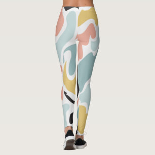 Leggings Diseño de patrones irregulares