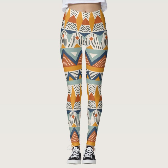 Leggings Diseño de patrones sin inconvenientes de estilo na (Anverso)
