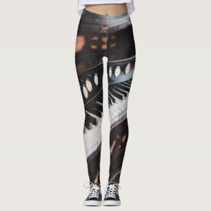 Leggings Diseño de piano cuto