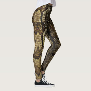 Leggings Diseño de piel de serpiente