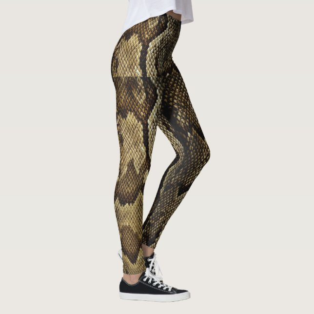 Leggings Diseño de piel de serpiente (Derecha)