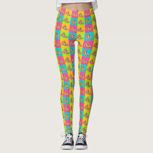 Leggings Diseño de pizzas luminosas